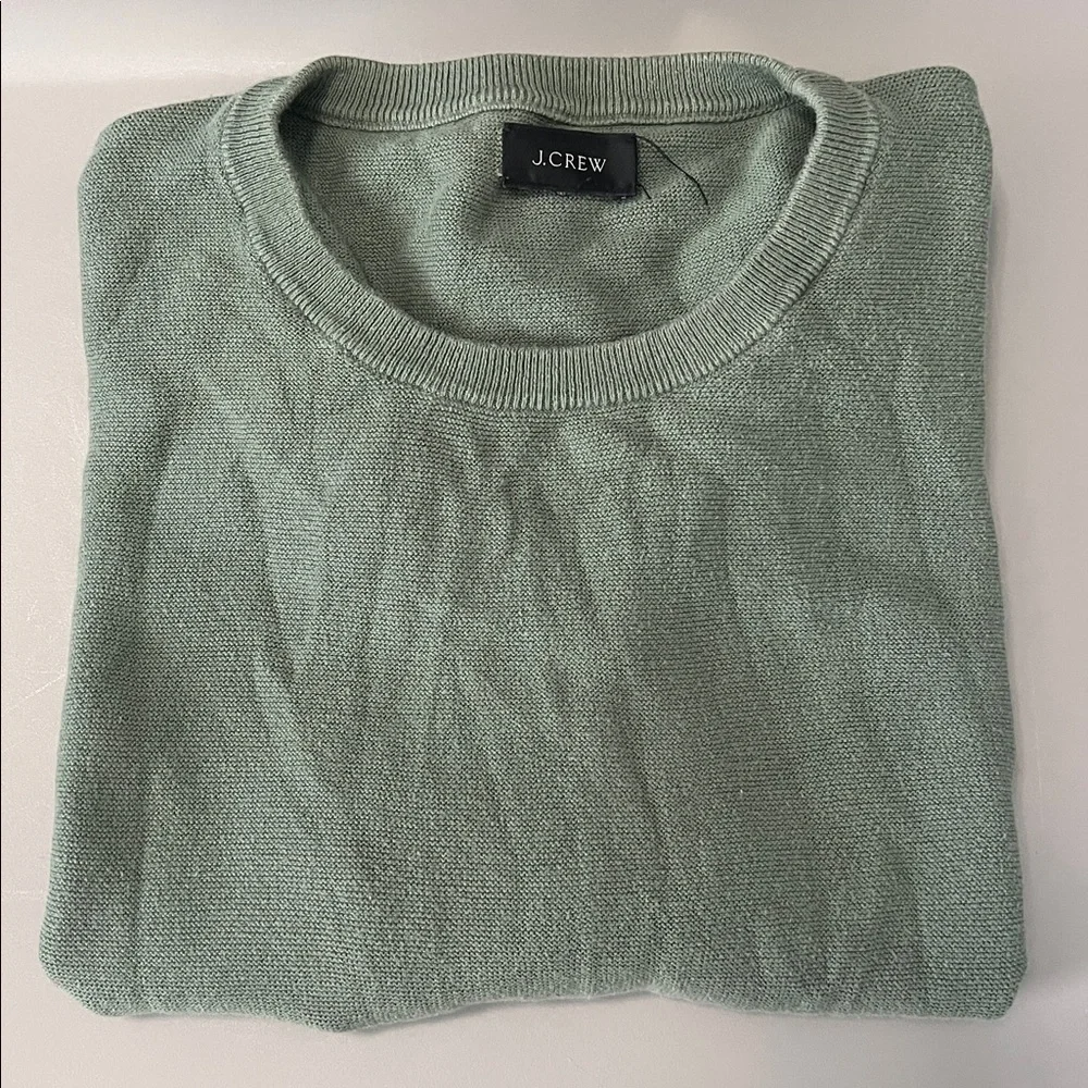 JCrew Cotton Crewneck Lightweight Sweater Estimated Size Large